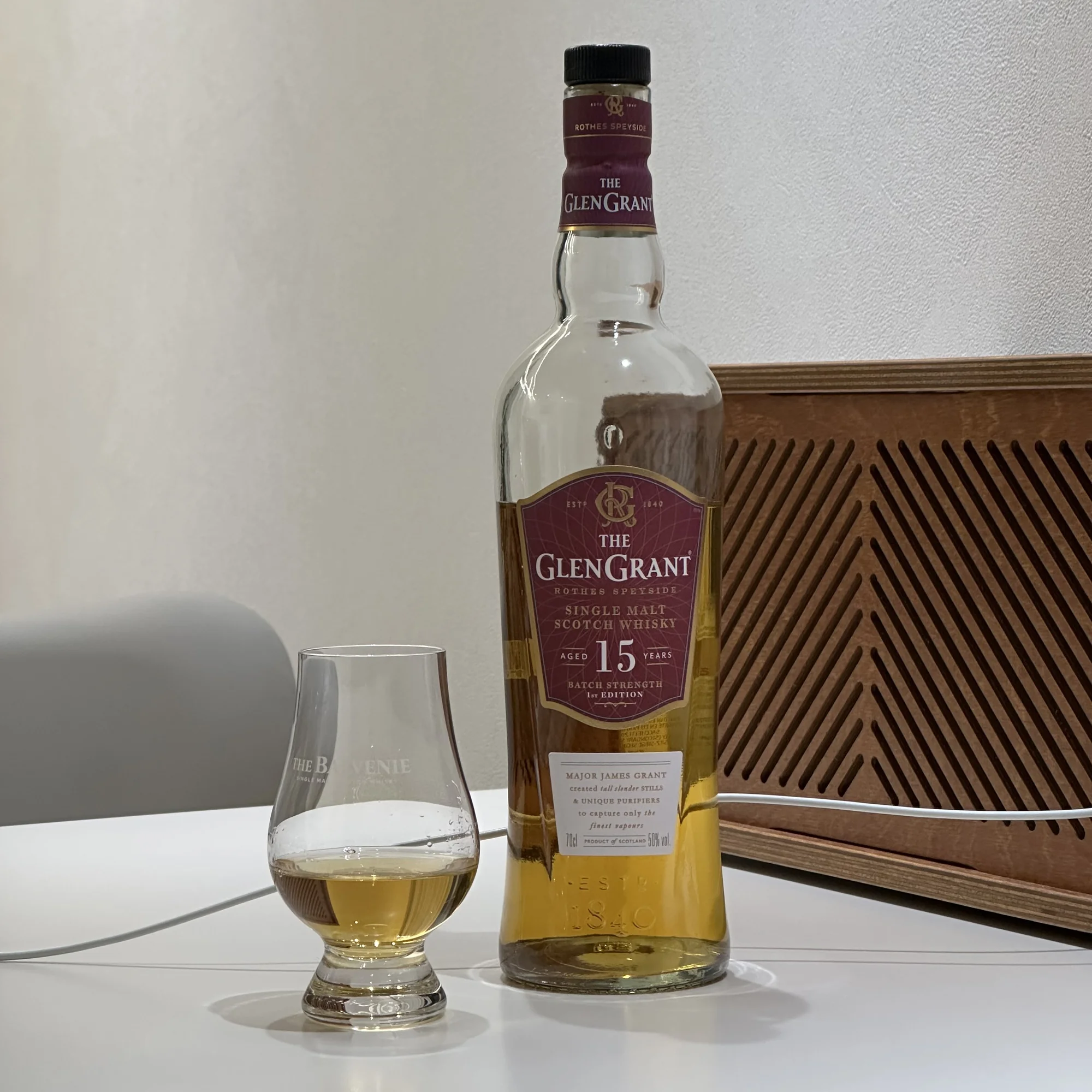 더 글렌그란트 15년 배치 스트렝스 위스키 병